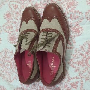 Cole Haan Wingtip Loafers Women's 6.5